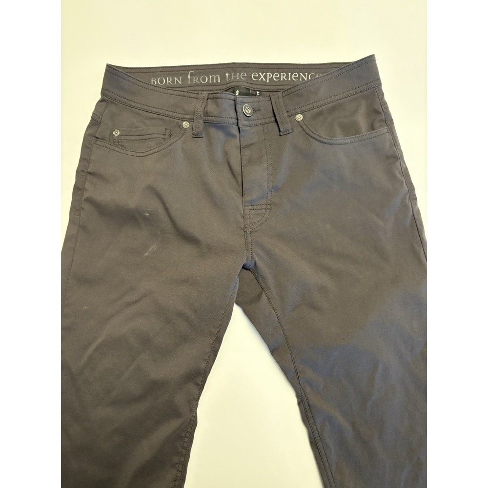 Prana Slim Fit Pants Mens 31x32 Grey Stretch Outdoor Hiking Casual Pants